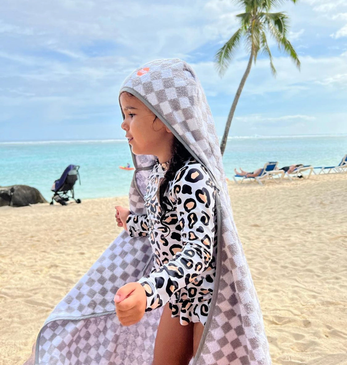 Kids hooded deals beach poncho